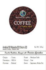 Load image into Gallery viewer, Arabica 50 Robusta 30 Chicory 20 (Medium Dark - Fine)