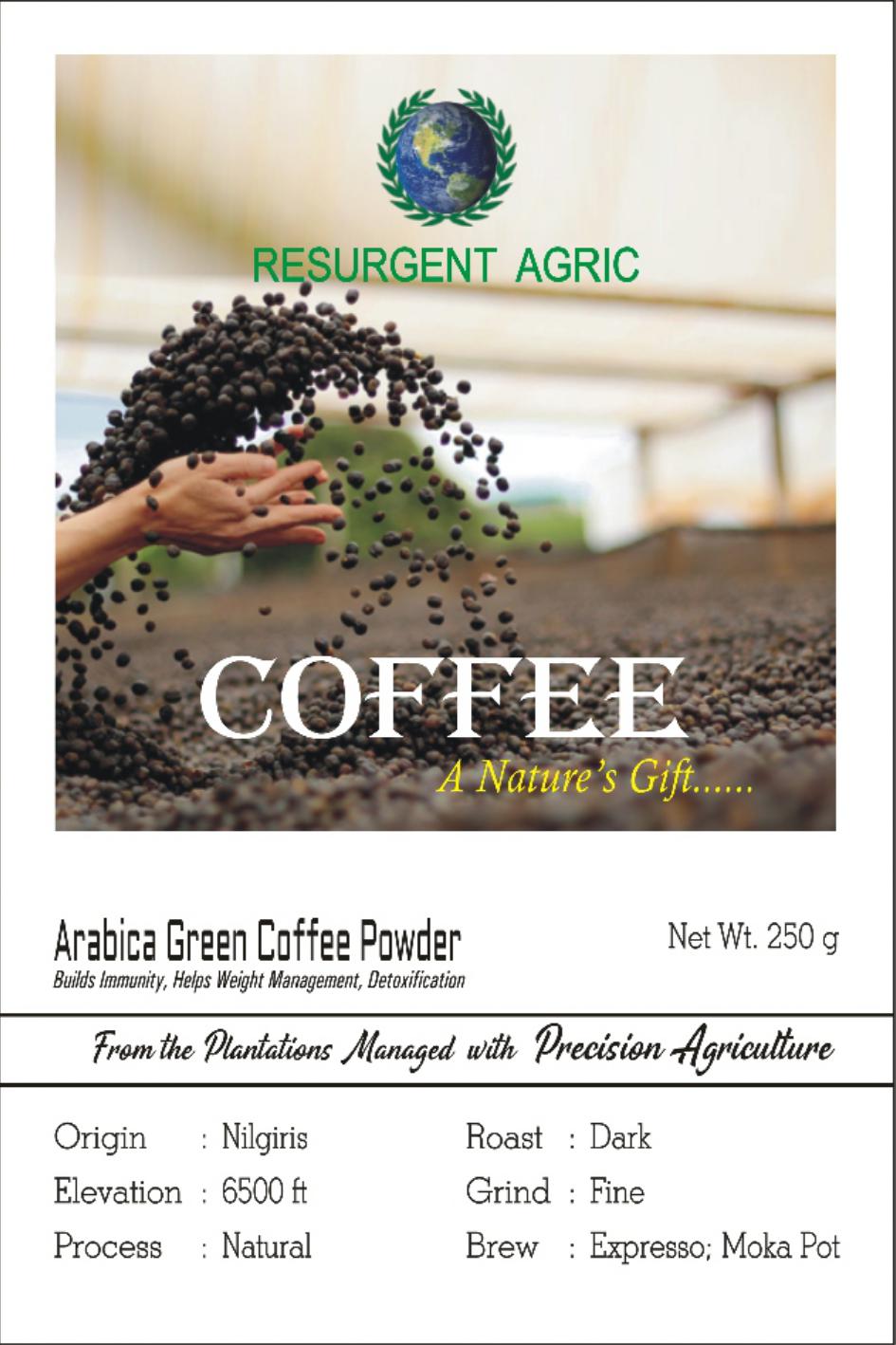 Arabica Green Coffee (Dark - Fine)