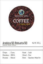 Load image into Gallery viewer, Arabica 50 Robusta 50 (Light - Fine)