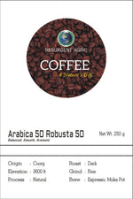 Load image into Gallery viewer, Arabica 50 Robusta 50 (Dark - Fine)