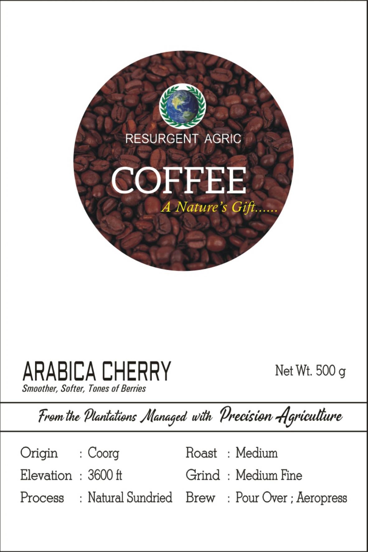 Arabica Cherry (Medium - Medium Fine)