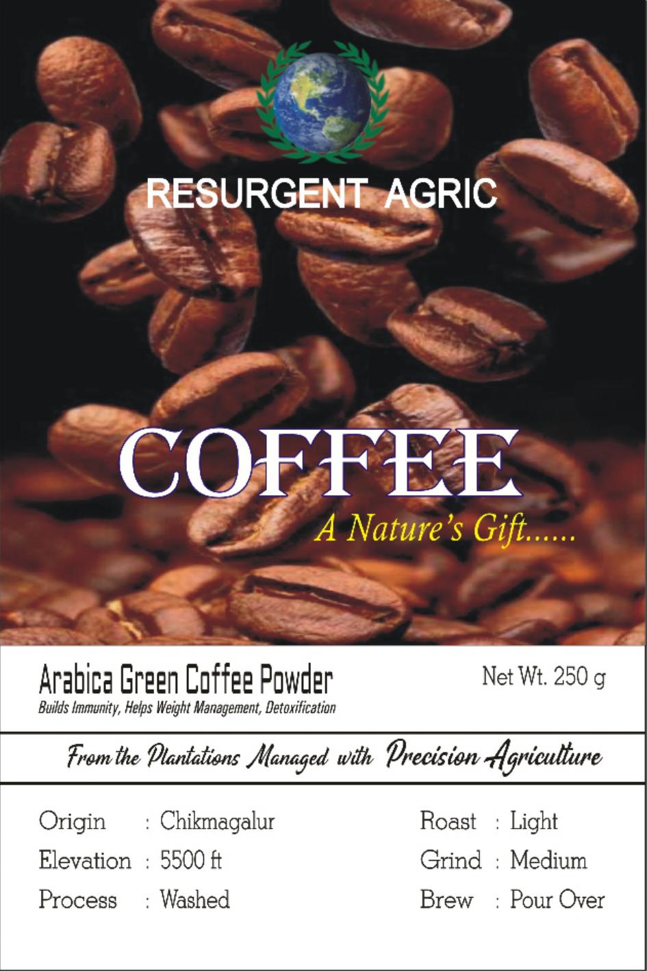 Arabica Green Coffee (Light - Medium)
