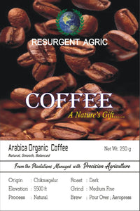 Arabica Organic Coffee (Dark - Medium Fine)