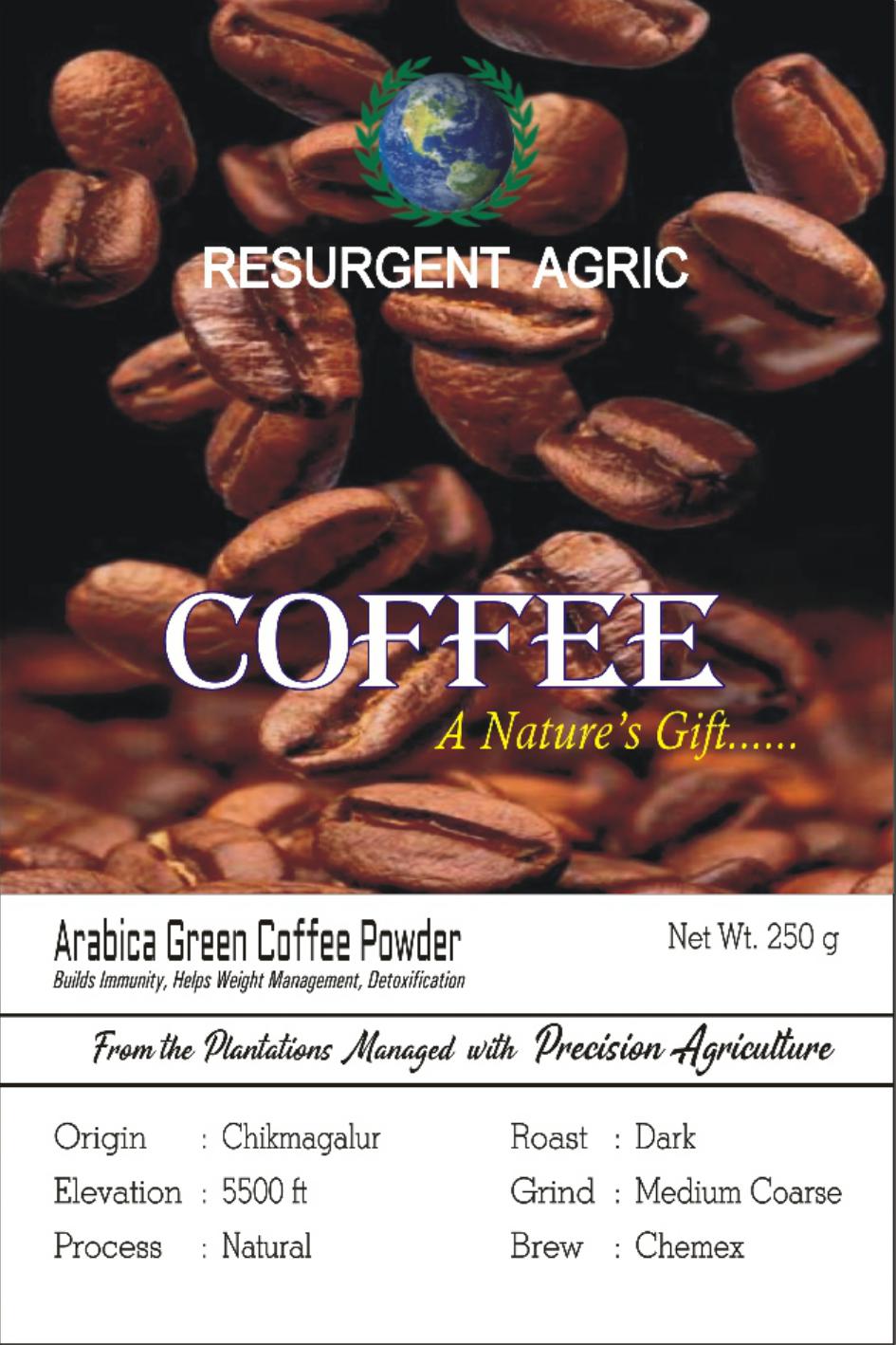 Arabica Green Coffee (Dark - Medium Coarse)