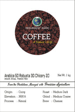 Load image into Gallery viewer, Arabica 50 Robusta 30 Chicory 20 (Medium Dark - Medium Coarse)