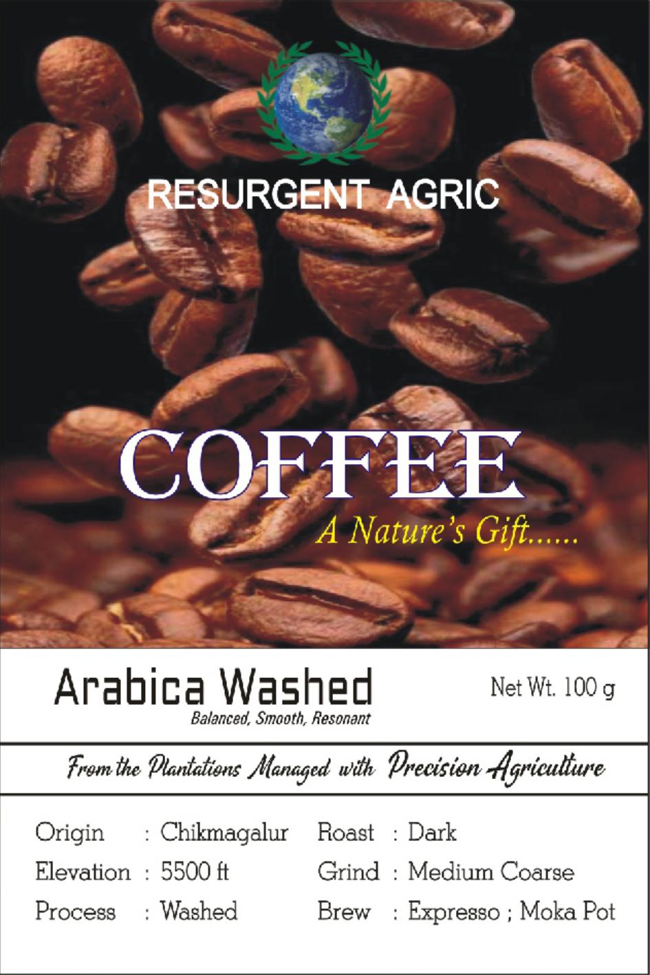 Arabica Washed (Dark - Medium Coarse)