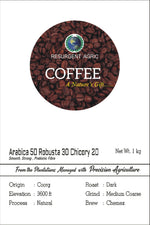 Load image into Gallery viewer, Arabica 50 Robusta 30 Chicory 20 (Dark - Medium Coarse)