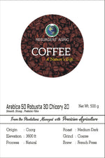 Load image into Gallery viewer, Arabica 50 Robusta 30 Chicory 20 (Medium Dark - Coarse)