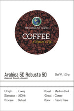 Load image into Gallery viewer, Arabica 50 Robusta 50 (Medium Dark - Coarse)