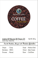 Load image into Gallery viewer, Arabica 50 Robusta 30 Chicory 20 (Medium Dark - Extra Coarse)