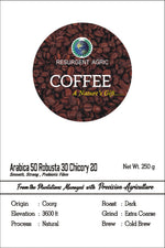 Load image into Gallery viewer, Arabica 50 Robusta 30 Chicory 20 (Medium - Extra Coarse)