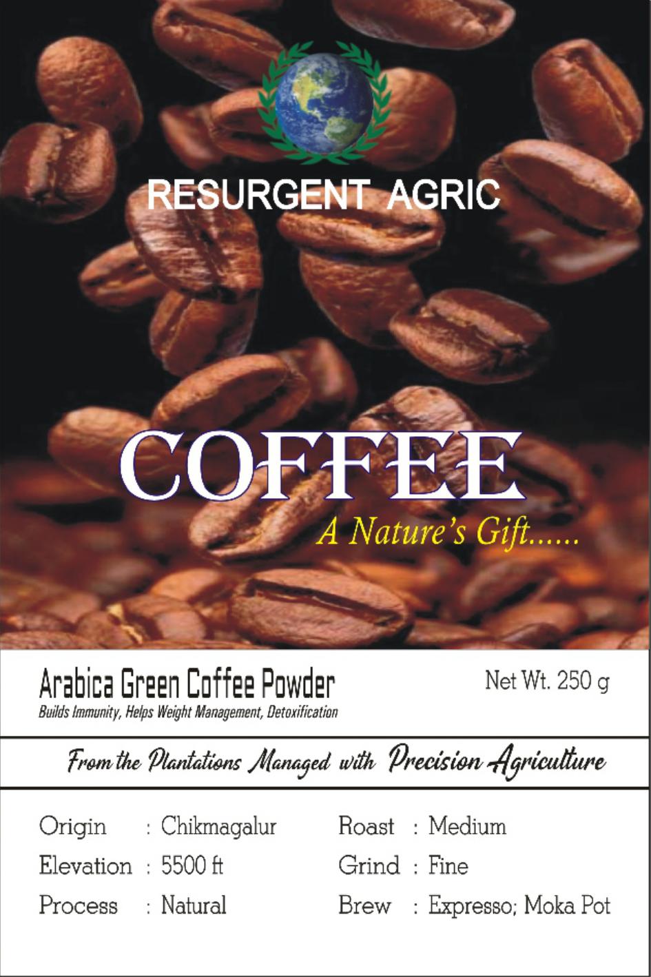 Arabica Green Coffee (Medium - Fine)