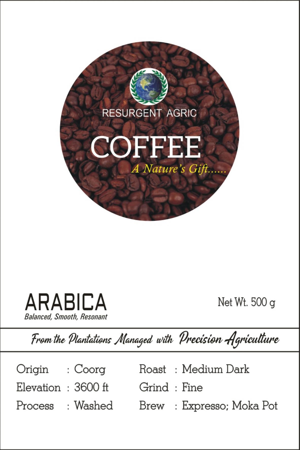 Arabica Washed (Medium Dark - Fine)