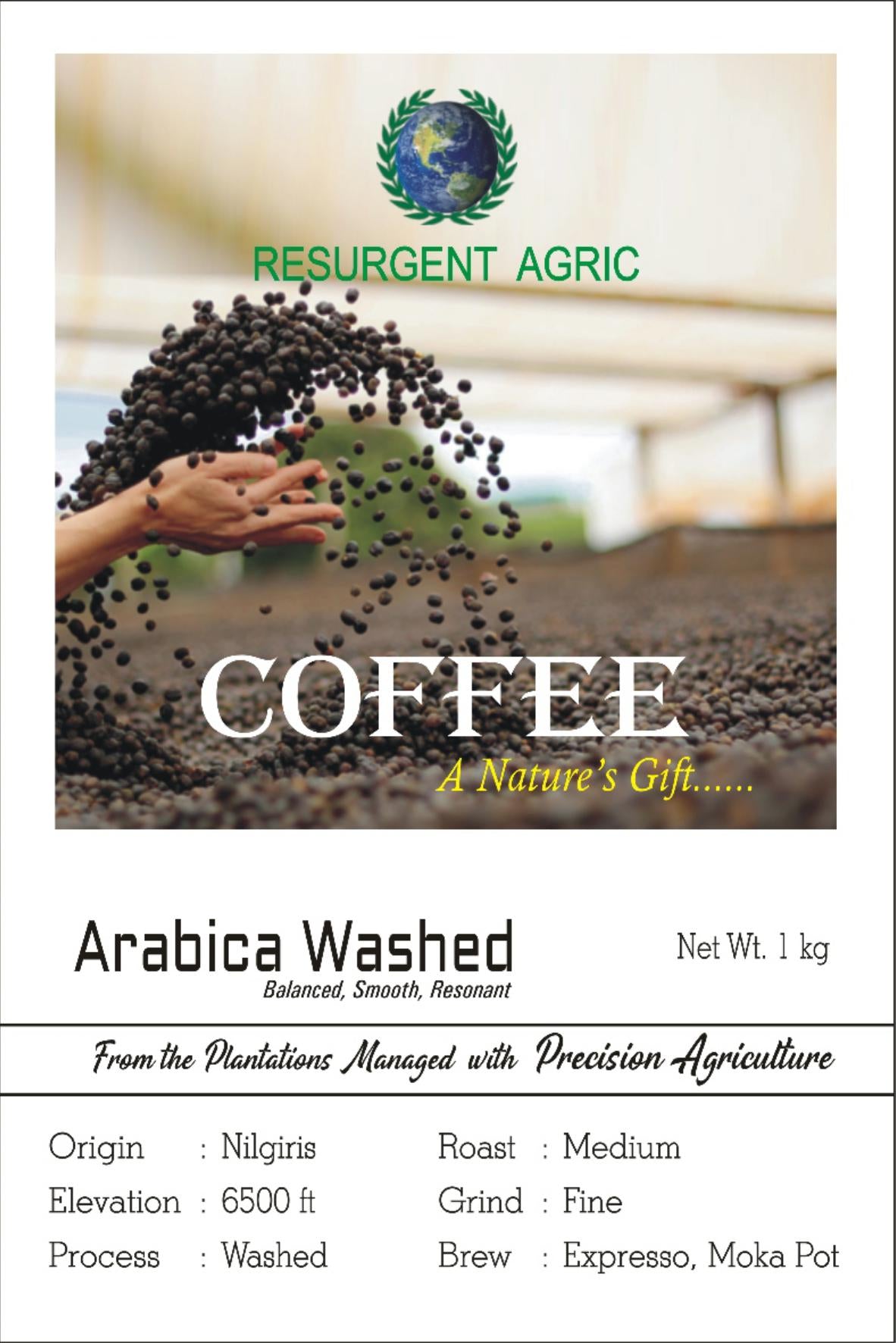Arabica Washed (Medium - Fine)