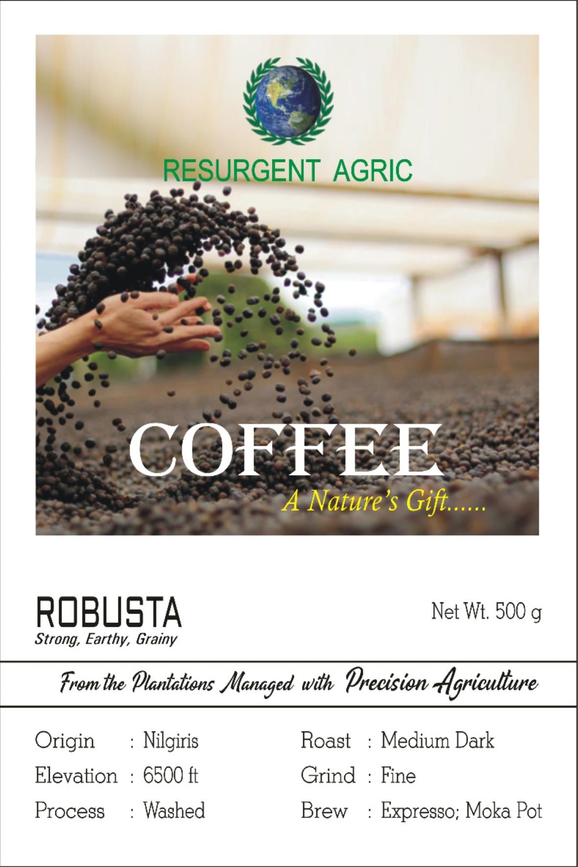 Robusta Washed (Medium Dark - Fine)