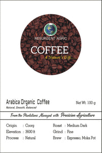 Arabica Organic Coffee (Medium Dark - Fine)