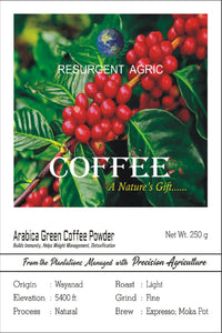 Arabica Green Coffee Powder (Light - Fine)