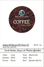 Load image into Gallery viewer, Arabica 50 Robusta 30 Chicory 20 (Medium Dark - Fine)
