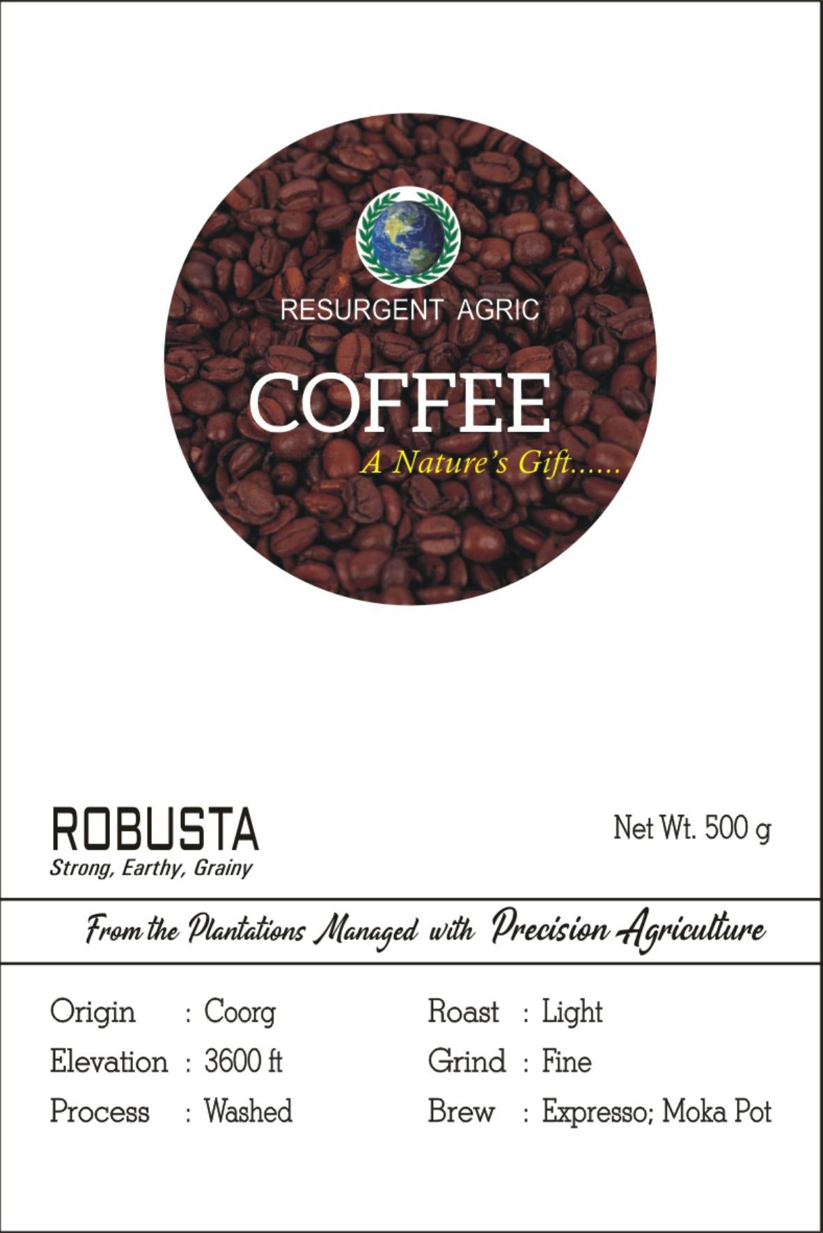 Robusta Washed (Light-Fine)