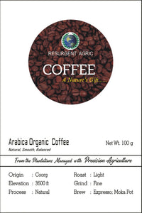 Arabica Organic Coffee (Light - Fine)