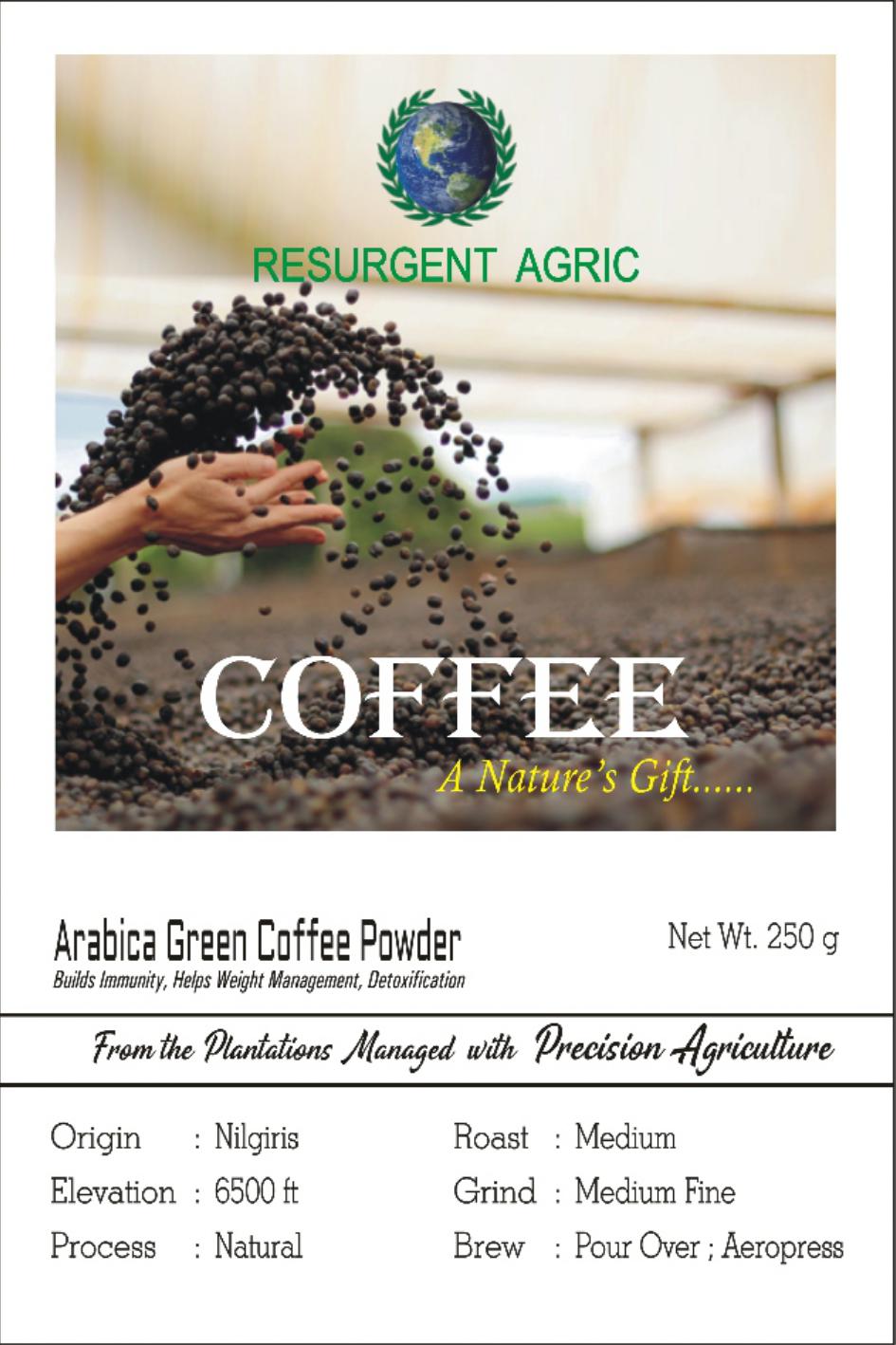Arabica Green Coffee ( Medium - Medium Fine)
