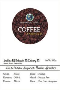 Arabica 50 Robusta 30 Chicory 20 (Medium - Medium Fine)