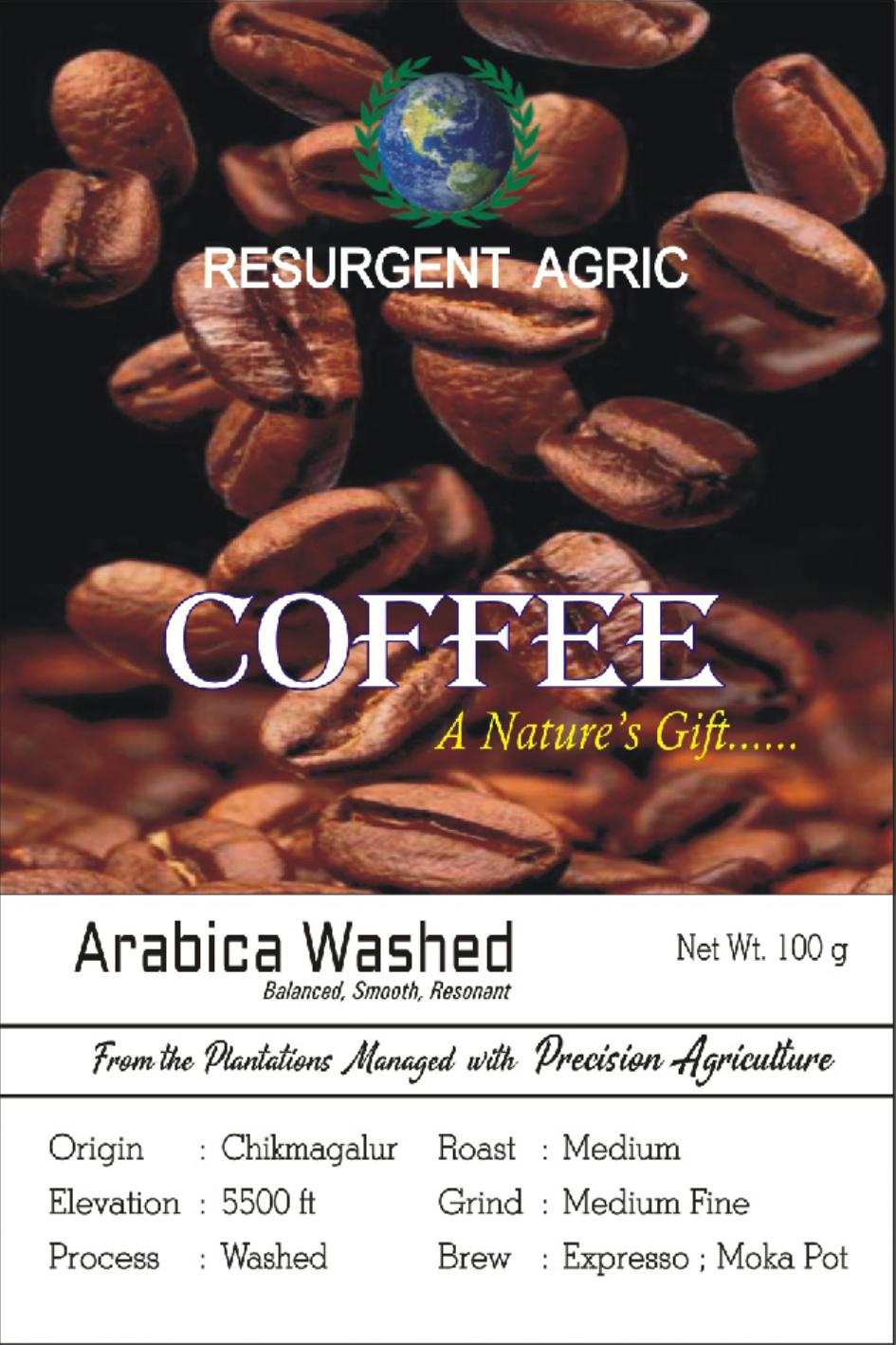 Arabica Washed (Medium - Medium Fine)