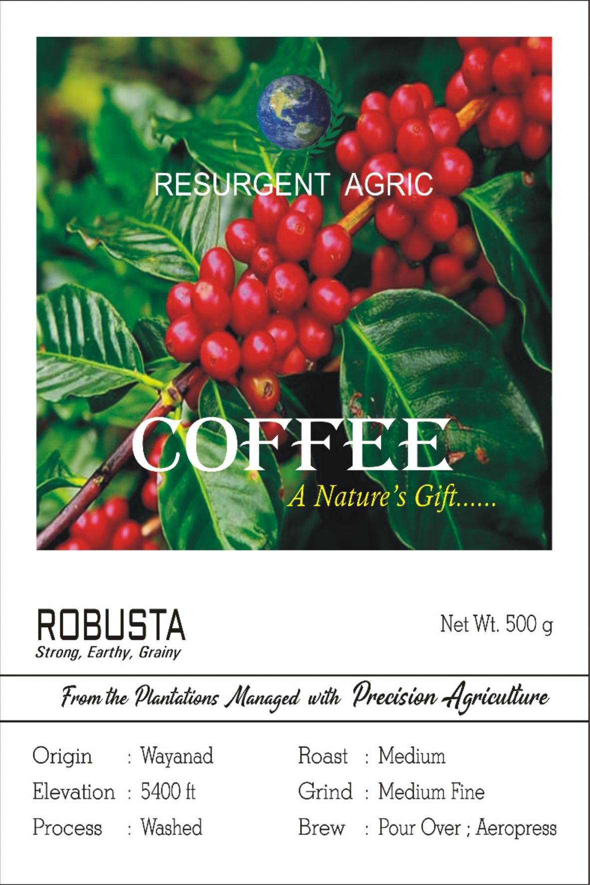Robusta Washed (Medium - Medium Fine)