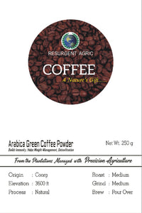 Arabica Green Coffee Powder (Medium - Medium)