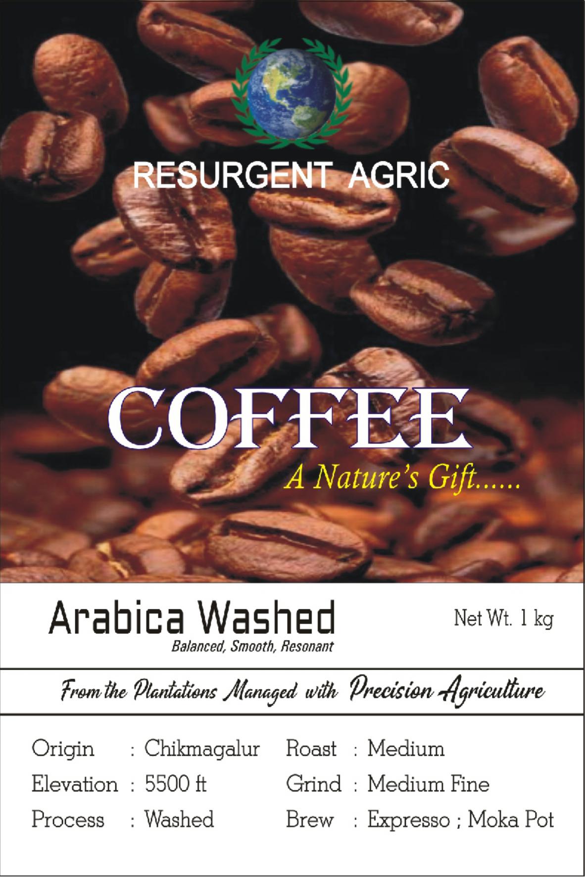Arabica Washed (Medium - Medium Fine)