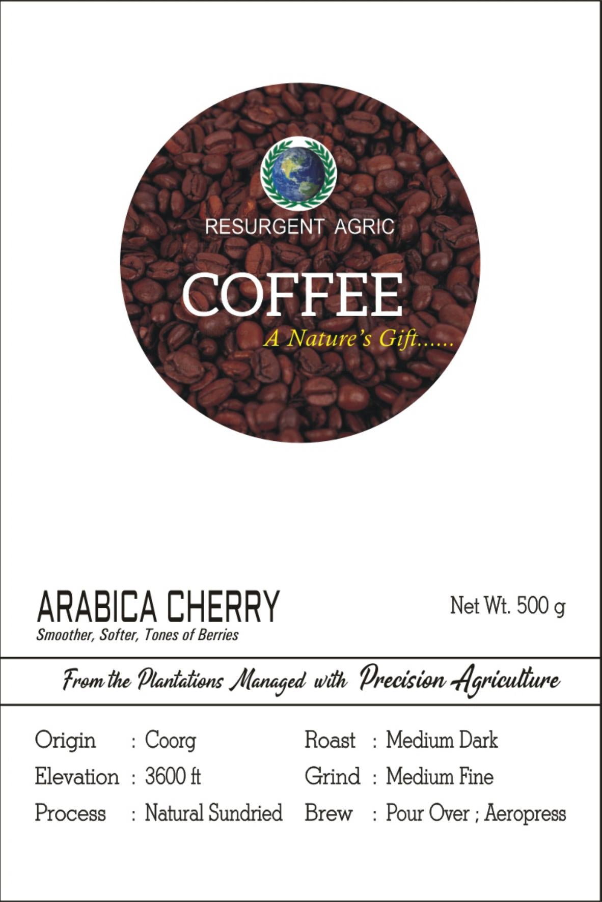 Arabica Cherry (Medium Dark - Medium Fine)