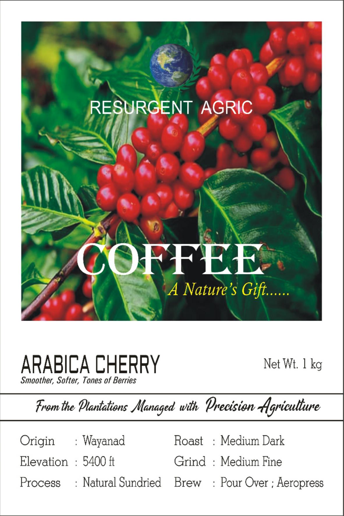 Arabica Cherry (Medium Dark- Medium Fine)