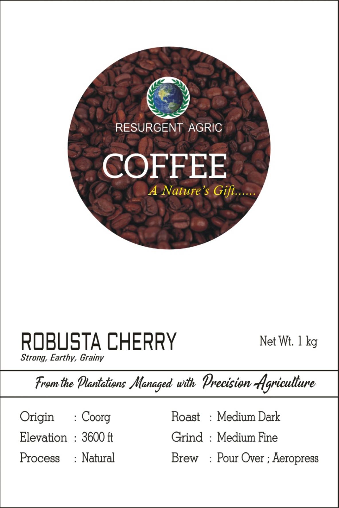 Robusta Cherry (Medium Dark - Medium Fine)