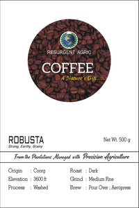 Robusta Washed (Dark - Medium Fine)