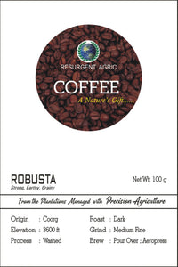 Robusta Washed (Dark - Medium Fine)