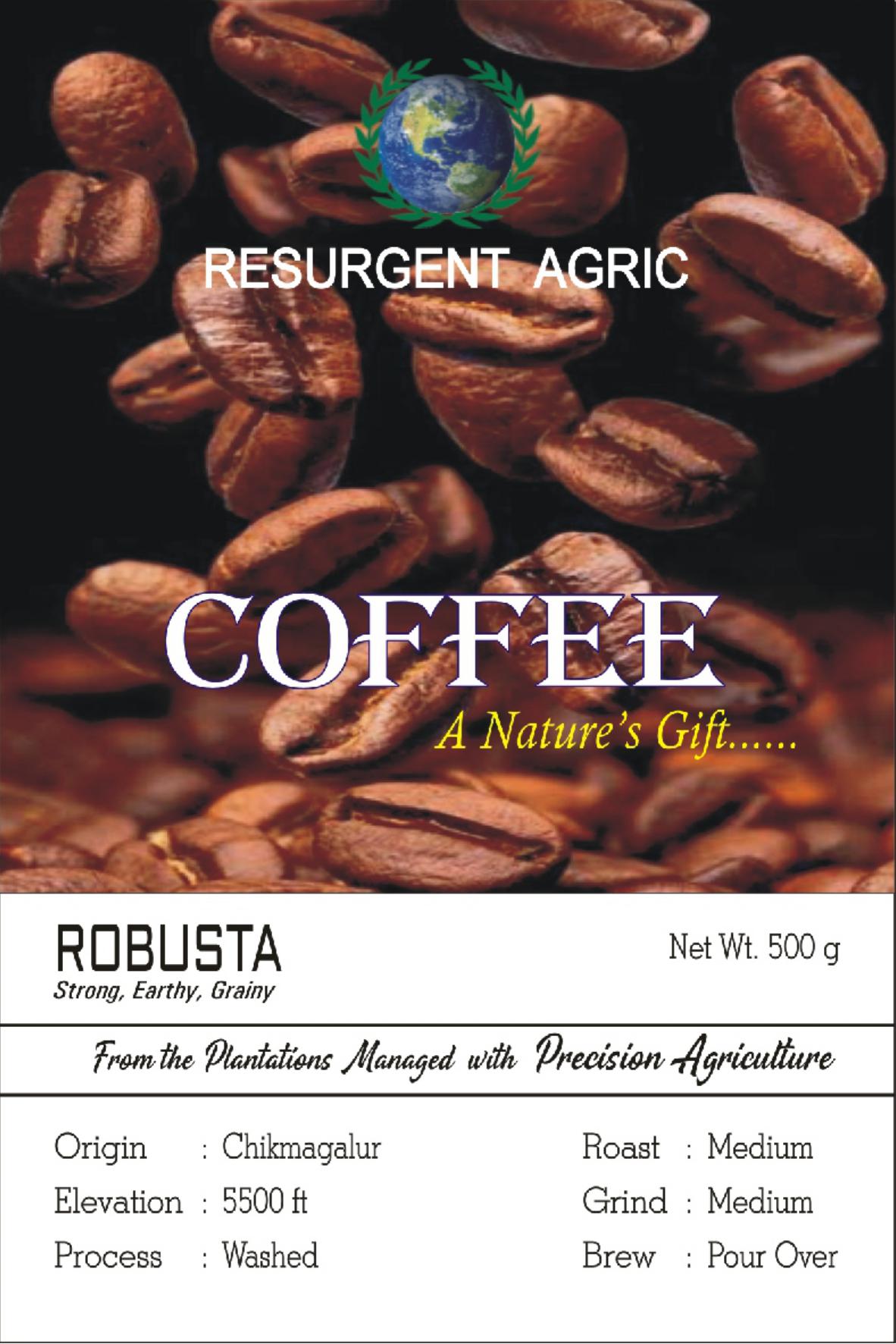 Robusta Washed (Medium - Medium)