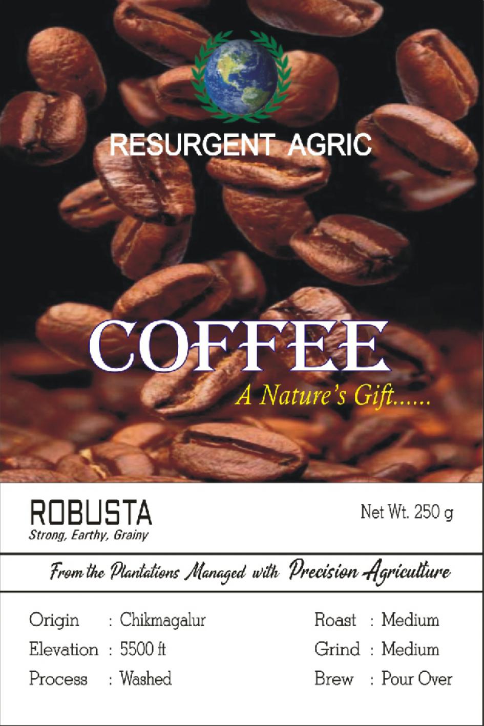 Robusta Washed (Medium - Medium)