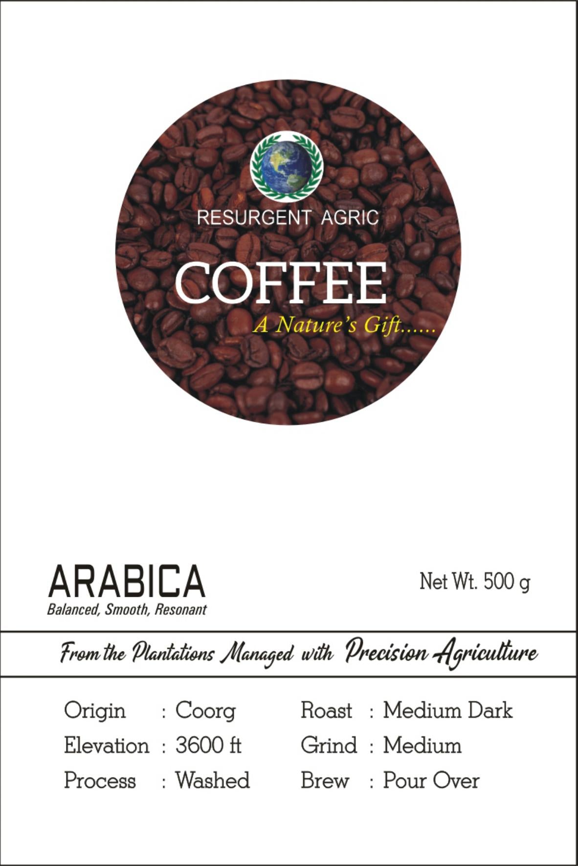 Arabica Washed (Medium Dark - Medium)
