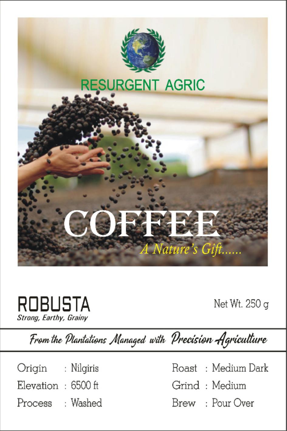 Robusta Washed (Medium Dark - Medium)