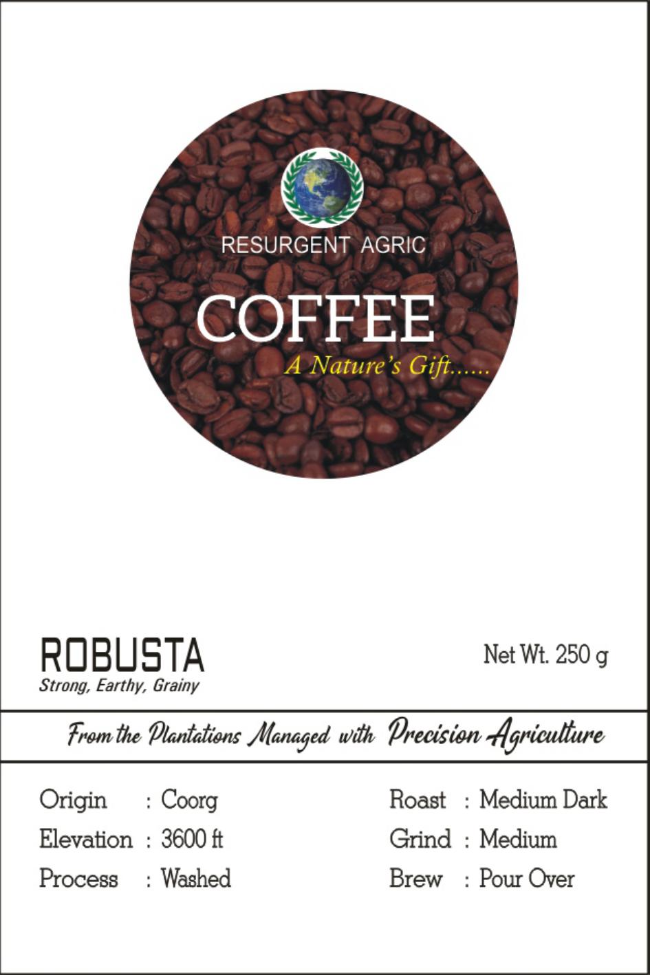 Robusta Washed (Medium Dark - Medium)