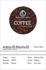 Load image into Gallery viewer, Arabica 50 Robusta 50 (Medium Dark- Medium)

