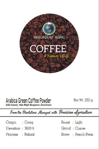 Arabica Green Coffee Powder (Light - Coarse)