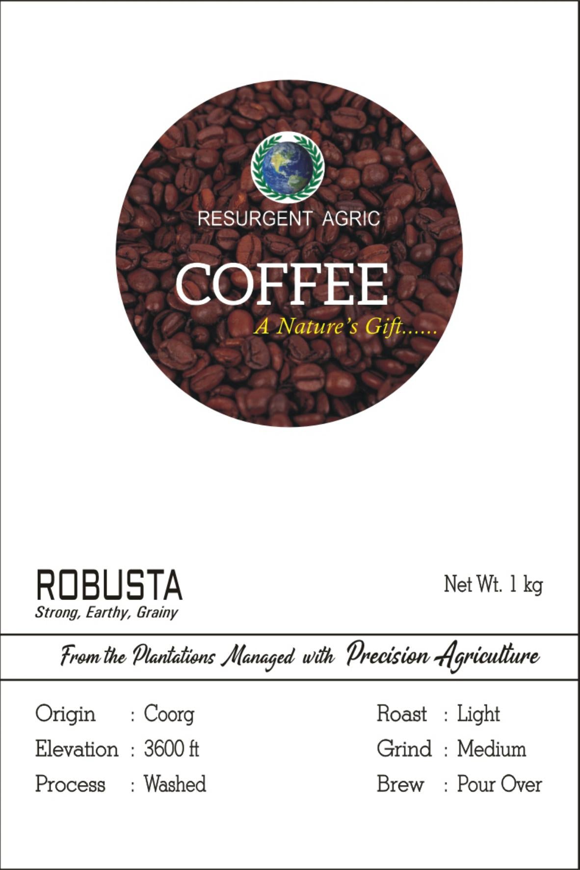 Robusta Washed (Light - Medium)