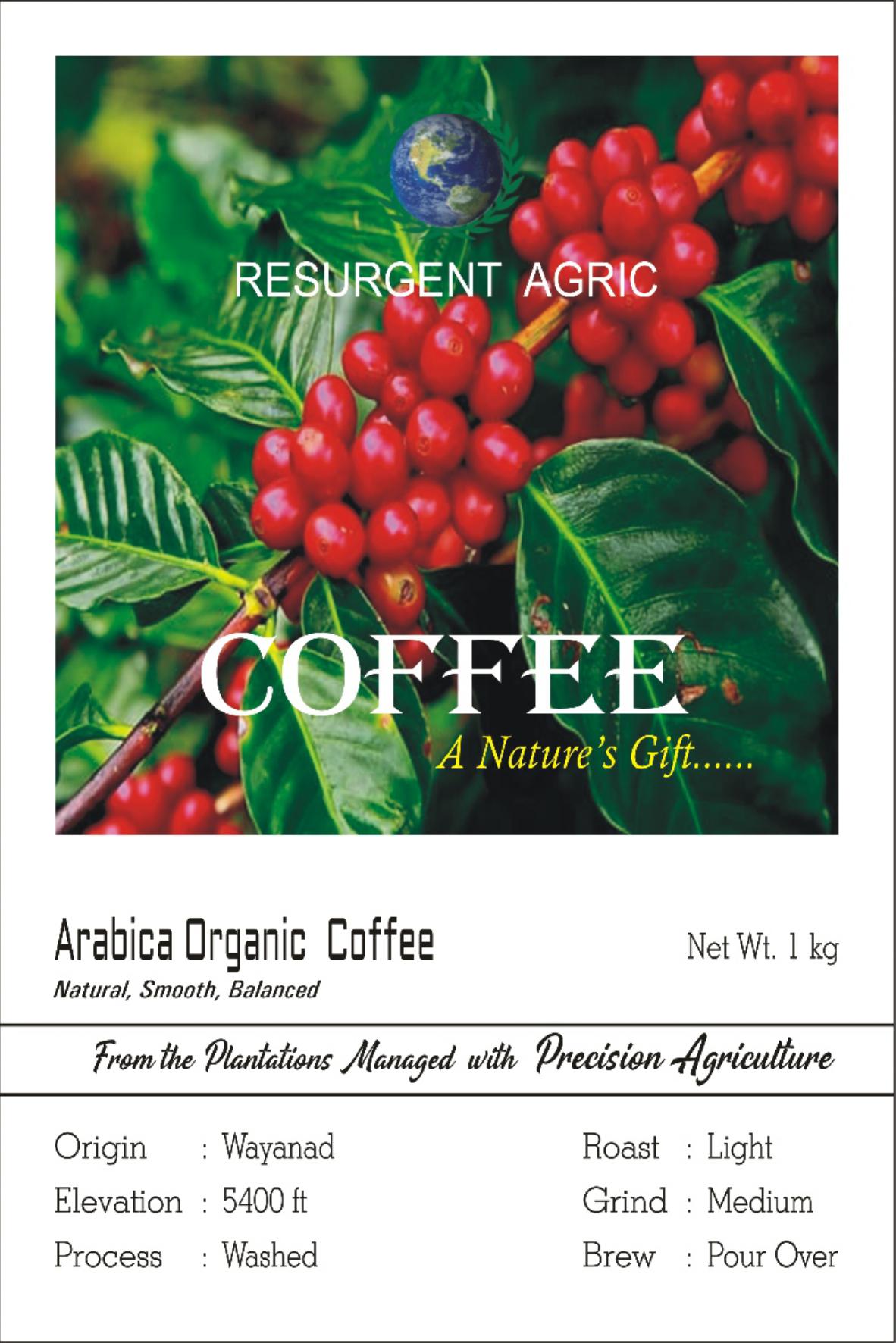 Arabica Organic Coffee (Light - Medium)