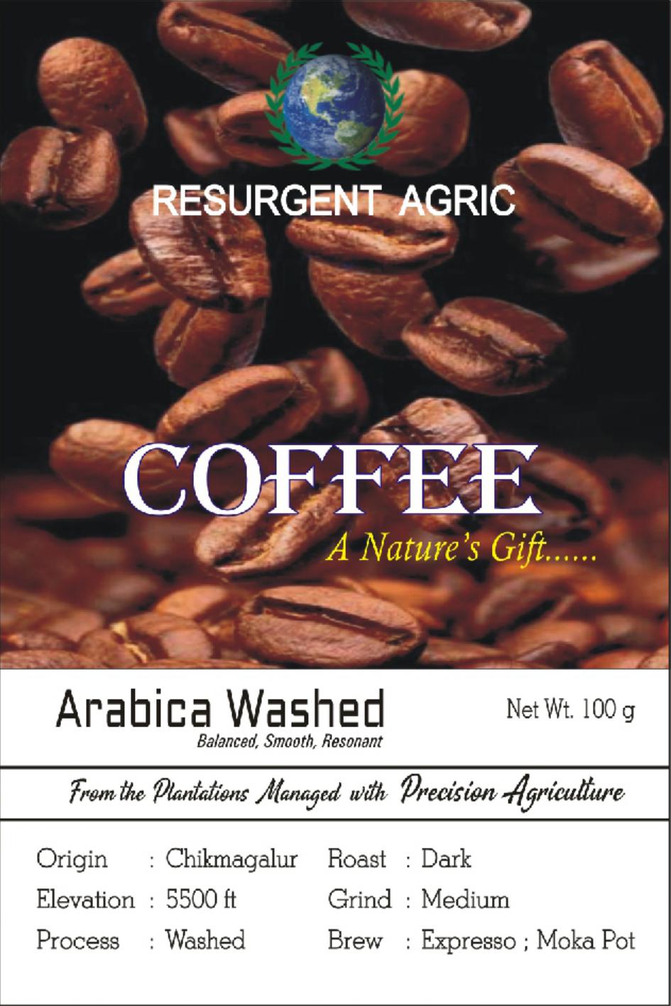 Arabica Washed (Dark - Medium)
