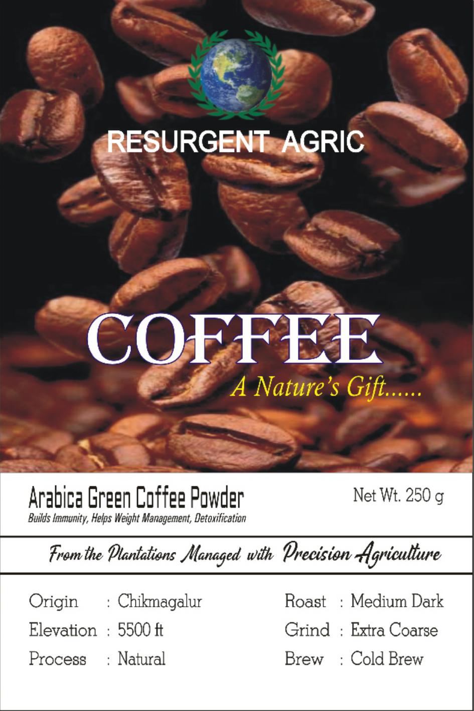 Arabica Green Coffee (Medium Dark - Extra Coarse)