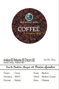 Arabica 50 Robusta 30 Chicory 20 (Medium - Medium Coarse)