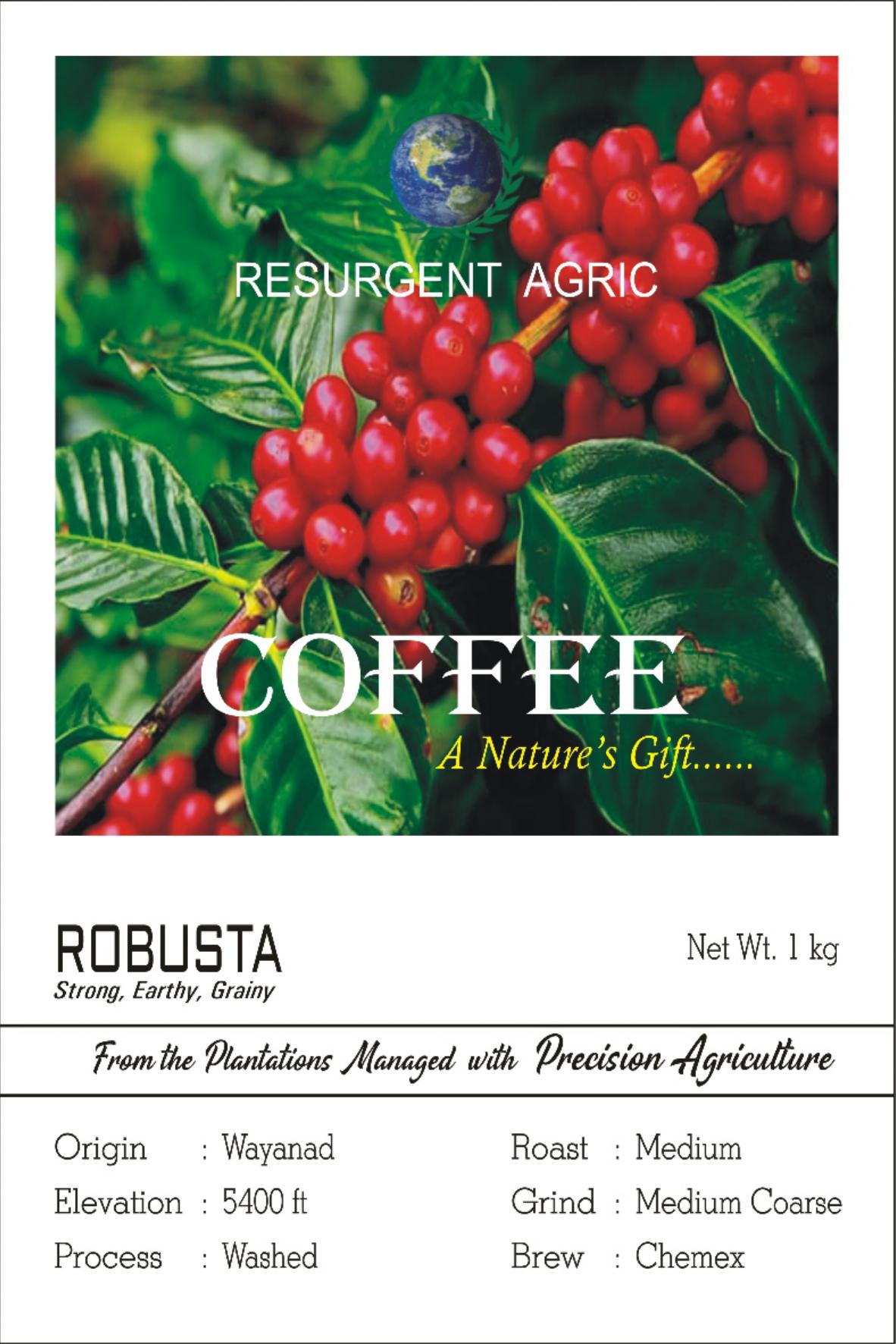 Robusta Washed (Medium - Medium Coarse)