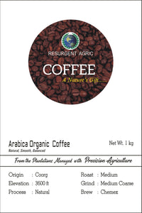 Arabica Organic Coffee (Medium- Medium Coarse)