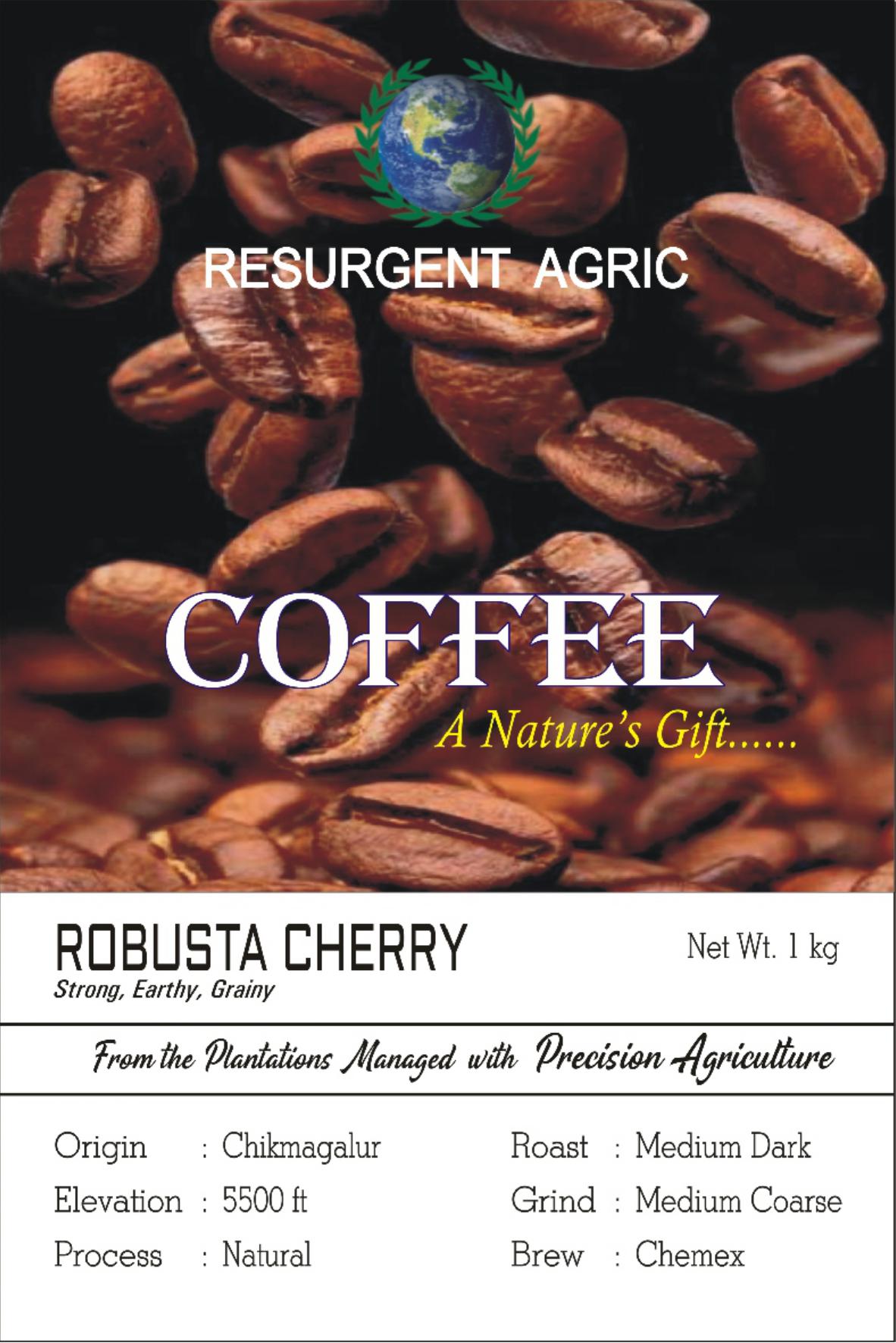 Robusta Cherry (Medium Dark - Medium Coarse)